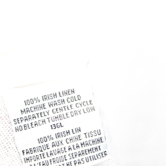 Eileen Fisher Women Linen Button Up Shirt Ivory Sheer Women's Size 3X H13692 - Picture 6 of 6